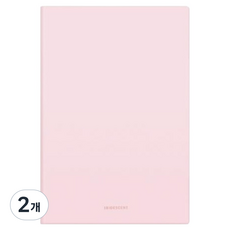 델리 파스텔 소프트커버 양장 다이어리 EN140L, 핑크, 2개