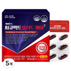 케어란스 써큐팩트 블러드케어 7 48g, 5개, 60정