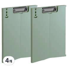 CASA LIFE 可立式A4文件板夾, 4個, 粉彩薄荷綠