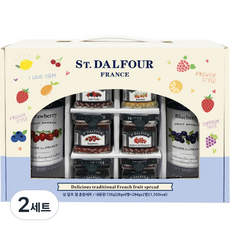 샹달프 잼 혼합 선물세트, 736g, 2세트