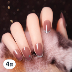 寶拉美甲 星月蝴蝶寶石美甲貼片, 4件, AP69035