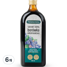 PREMIUM ROSA 藍莓原汁汁, 500ml, 6個