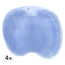 조니프리 바디 풋브러쉬, 블루, 1개입, 4개