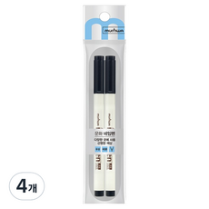 문화연필 네임펜, 검정, 4개