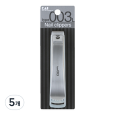 KAI 貝印 不鏽鋼指甲剪 L號, 單色, 5個