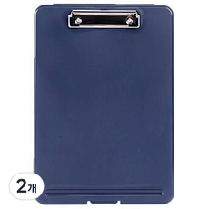 Bright Lab A4 直式板夾文件盒, 海軍藍, 2個