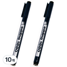 edding Drawliner 1880 製圖筆 0.5mm, 10個, 單一顏色
