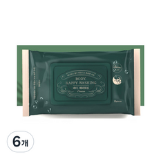 샴바샴바 샤워 티슈, 6개, 25개입