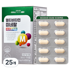이너랩 멀티비타민 미네랄 이지퍼펙트, 60정, 25개