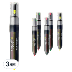 MUNGYO 3色螢光筆, 熒光黃+熒光粉+熒光黃綠, 18個