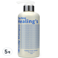 모에타 더 뉴 힐링스 스캘프 샴푸 지성두피, 5개, 500ml
