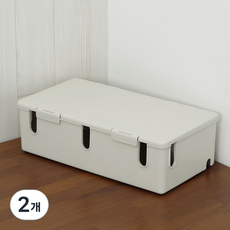 cablemanager 延長線收納盒, 象牙白, 2個