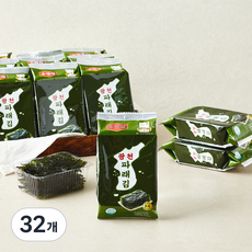 수정김 광천 파래김, 4g, 32개, 1개입