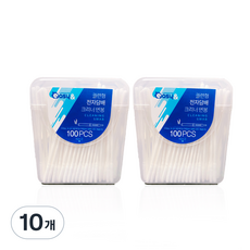 이지앤 궐련형 전자담배 크리너 면봉, 100개입, 10개