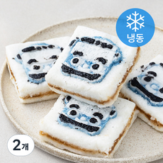 착한떡 달콤한 타요 모양 백설기 (냉동), 90g, 4개입, 2개