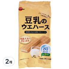 BOURBON 北日本 豆乳威化餅, 2個, 112g