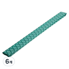 999피싱 열 수축튜브 고무 50cm 낚시대 손잡이 그립 28mm, 그린, 6개