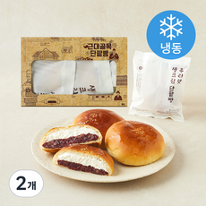 근대골목단팥빵 우리맛 생크림 단팥빵 (냉동), 170g, 2개, 3개입
