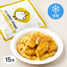 다즐샵 소스 슬라이스 닭가슴살 허니페퍼머스타드맛 (냉동), 100g, 1개입, 15개