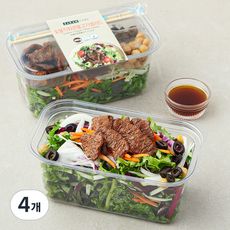 자람홈 숯불직화콩불고기 샐러드, 230g, 4개