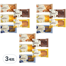 델포유 오븐에 구운 십센치 파운드 아몬드 + 바나나 + 블루베리 + 치즈 + 초코칩 50g x 3p 세트, 3세트
