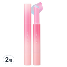 MACQUEEN NEWYORK 錐形燭光融化潤唇膏, 1.8g, 2個, 07 粉紅海洋