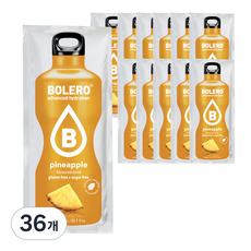 BOLERO 無糖水果風味沖泡飲 鳳梨口味, 9g, 1包, 36包