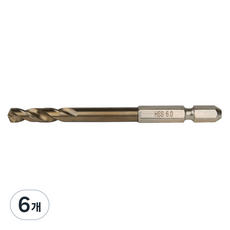 이엑스파워 하이스드릴 육각 M 6.0 EHD-60H, 6개