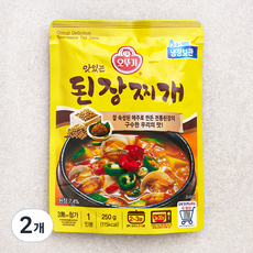 오뚜기 맛있는 된장찌개, 250g, 2개