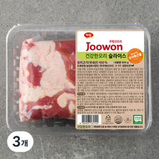 주원산오리 무항생제 인증 건강한오리 슬라이스 (냉장), 800g, 3개