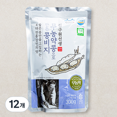 김구원선생 무농약콩으로 만든 콩비지, 300g, 12개