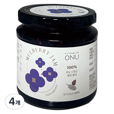 지리산 산청 오디잼, 4개, 300g