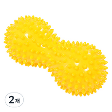 ACDI 彈性泡泡按摩球, 2個, 黃色雙球
