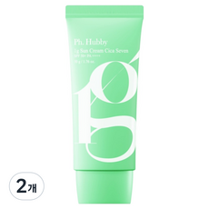 피에이치하비 1그램 민감성 진정 무기자차 시카 세븐 선크림 SPF50+ PA++++, 50ml, 2개