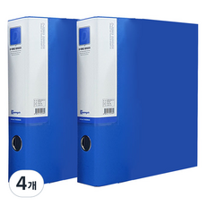 영오 합지 D링 바인더 A4 5cm, 청색, 4개