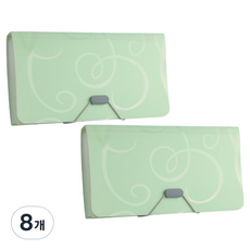 미소로운 13칸 사무용 영수증 정리 아코디언 영수증정리함 B6, 애쉬그린, 8개