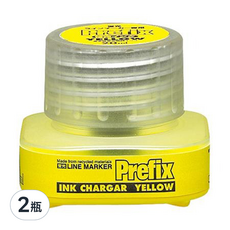 KOKUYO 國譽 水性螢光筆補充液, 黃色, 2瓶