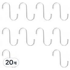 Goody Foody S型多用途掛鉤 大型, 單一顏色, 20個