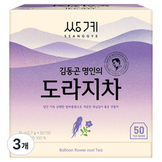 쌍계명차 도라지차, 700mg, 3개, 50개입