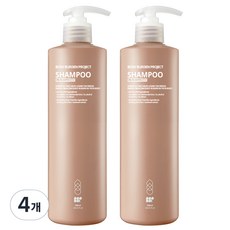 바디버든프로젝트 건성 샴푸 로즈마리향, 4개, 500ml