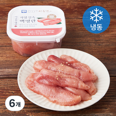 이금선 명인 알뜰 백명란 (냉동), 180g, 6개