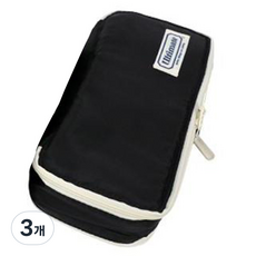 모닝글로리 뉴 정리대마왕 봉제필통 ver 3, 블랙, 3개