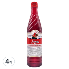 써니보이 시럽 사라사이다향, 4개, 710ml