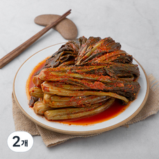 태백김치 갓김치 숙성, 3kg, 2개