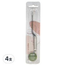 Sunland HAJIME 弓型耳鑷 不鏽鋼 異物夾取, MUES005, 4支