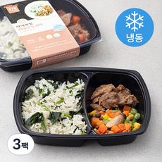 마이비밀 라이킷 도시락 취나물밥과 불고기 (냉동), 190g, 3팩