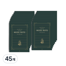 아이비스 슬림 음악노트 SP11391, 딥그린, 45개