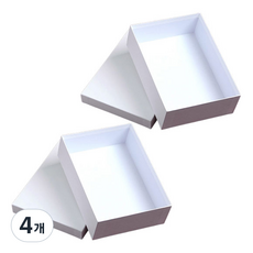 特殊時尚禮物盒 25 x 17.5 cm, 白色, 4個