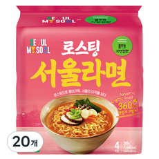 풀무원 로스팅 서울 라면 97g, 20개