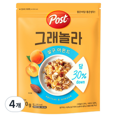 포스트 그래놀라 살구 아몬드, 310g, 4개